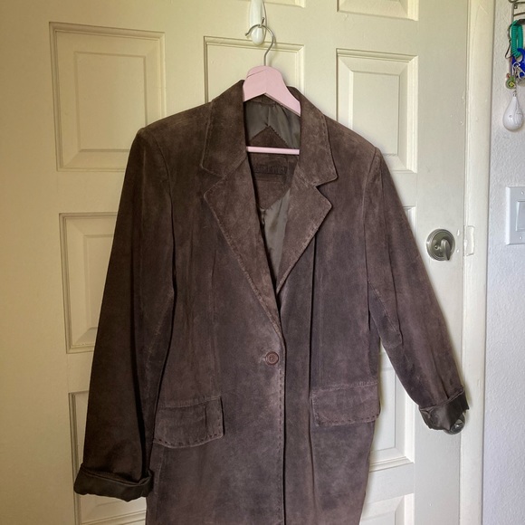 100% Suede Unisex Jacket. Preston &York - Picture 2 of 6